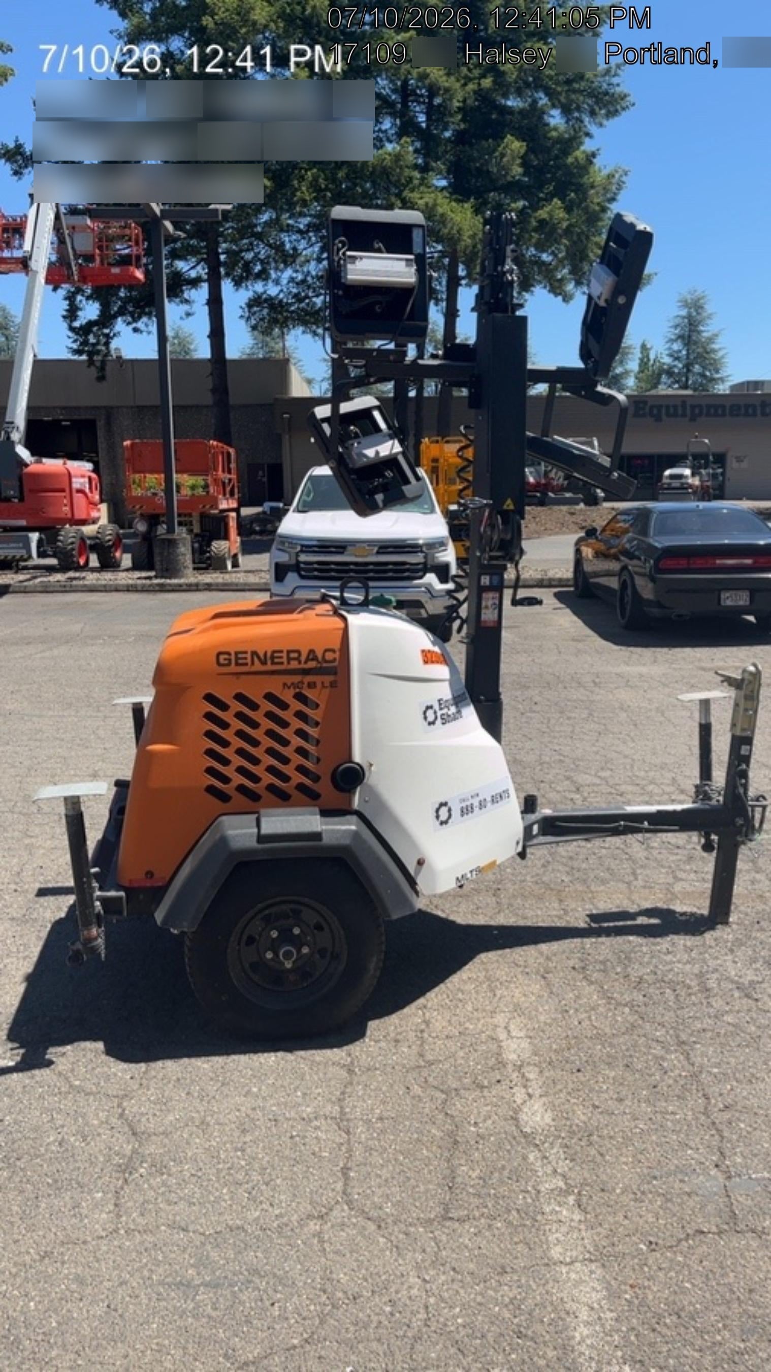 2023 Generac MLT2 Diesel, Flex Switch 120V Input, Powerzone Controller, (4) 320W LED Lights, 4kW Generator, 39.9 Gal Fuel Tank, 2" Ball, T3