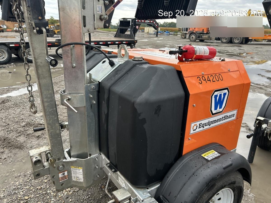 2024 Wanco WLTT-4MM4K Diesel, Deep Sea Controller, Shore Power Plug, Auto Start, (4) 350W LED Floodlights, 4kW Generator, 60 Gal Fuel Tank, 2" Ball, T3