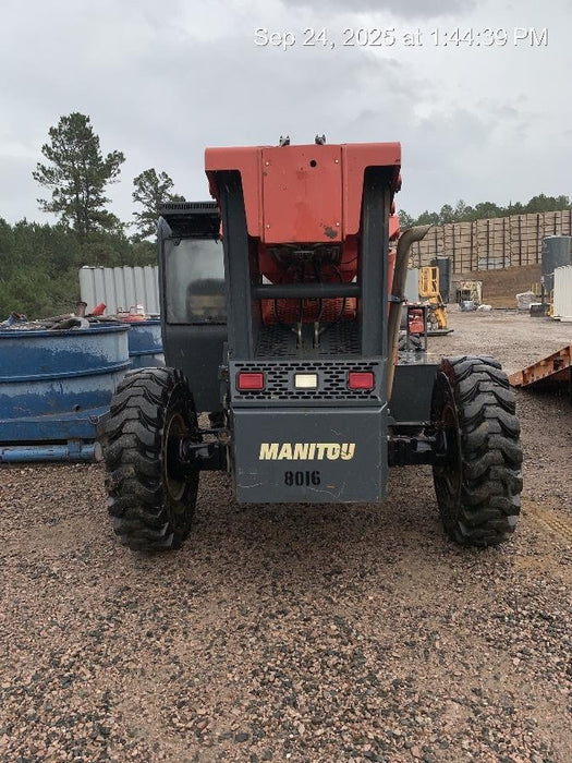 2018 Manitou MTA10055 Manitou MTA 10055 w/Cab/Heat/AC, Work Lights/Strobe, Aux Hyd, Solid Tires, Lift Hook, 66" Carriage, 60" Forks