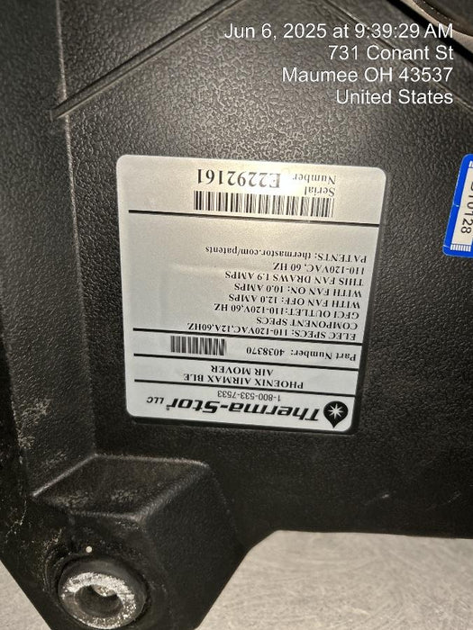 2022 PHOENIX AirMAX Radial Air Mover