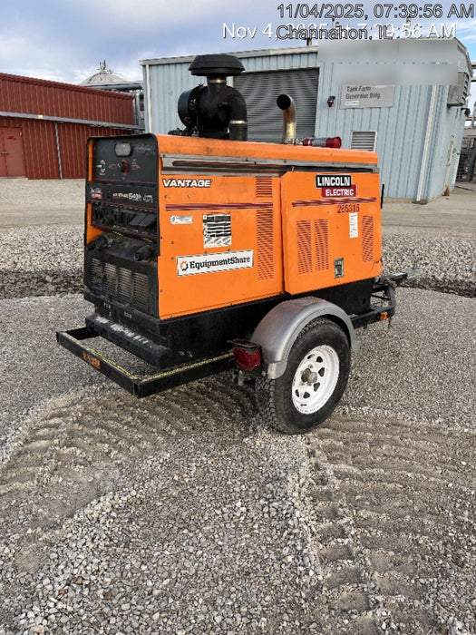 2022 Lincoln Electric Vantage 549X Crosslink Technology, Trailer Mounted, ES Decals, T3