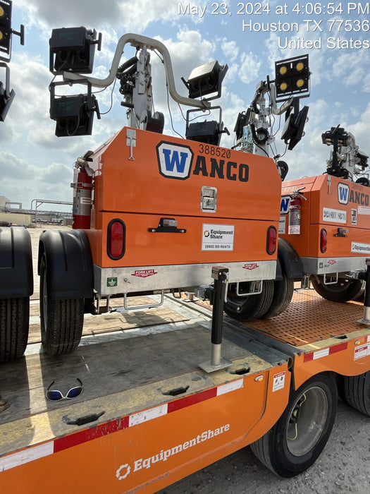 2024 Wanco WLTT-4MM4K Diesel, Deep Sea Controller, Shore Power Plug, Auto Start, (4) 350W LED Floodlights, 4kW Generator, 60 Gal Fuel Tank, 2" Ball, T3