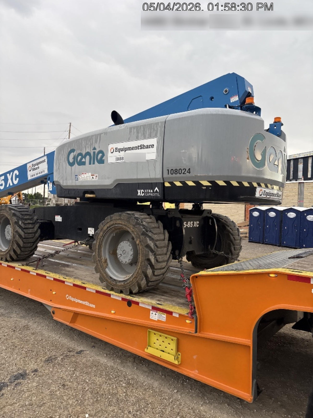 2020 GENIE S-85 XC