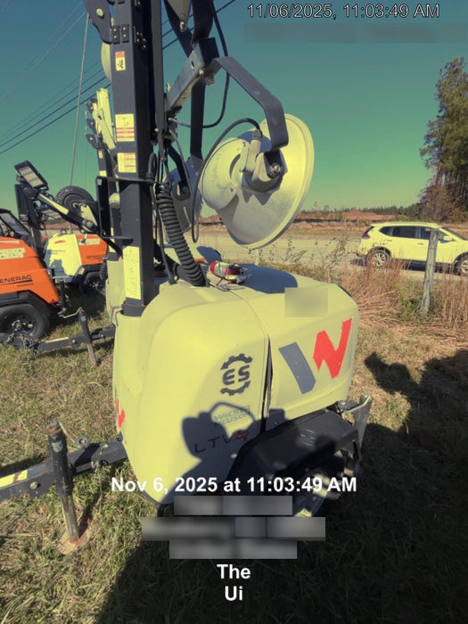 2018 Wacker Neuson LTV6L-MH Wacker Neuson LTV6L Mobile Light Tower w/Fuel Level Sensor Installed
