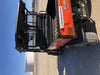 Kubota RTV-X1140W-H 4wd Utility Cart, LED Strobe, Windshield Tempered Glass, Pastic Canopy, Wire Harness Kit, Backup Alarm