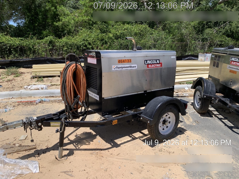 2024 Lincoln Electric LE400 Kubota V1505, Trlr, Cable Rack, Light Kit, ES Decals, T3