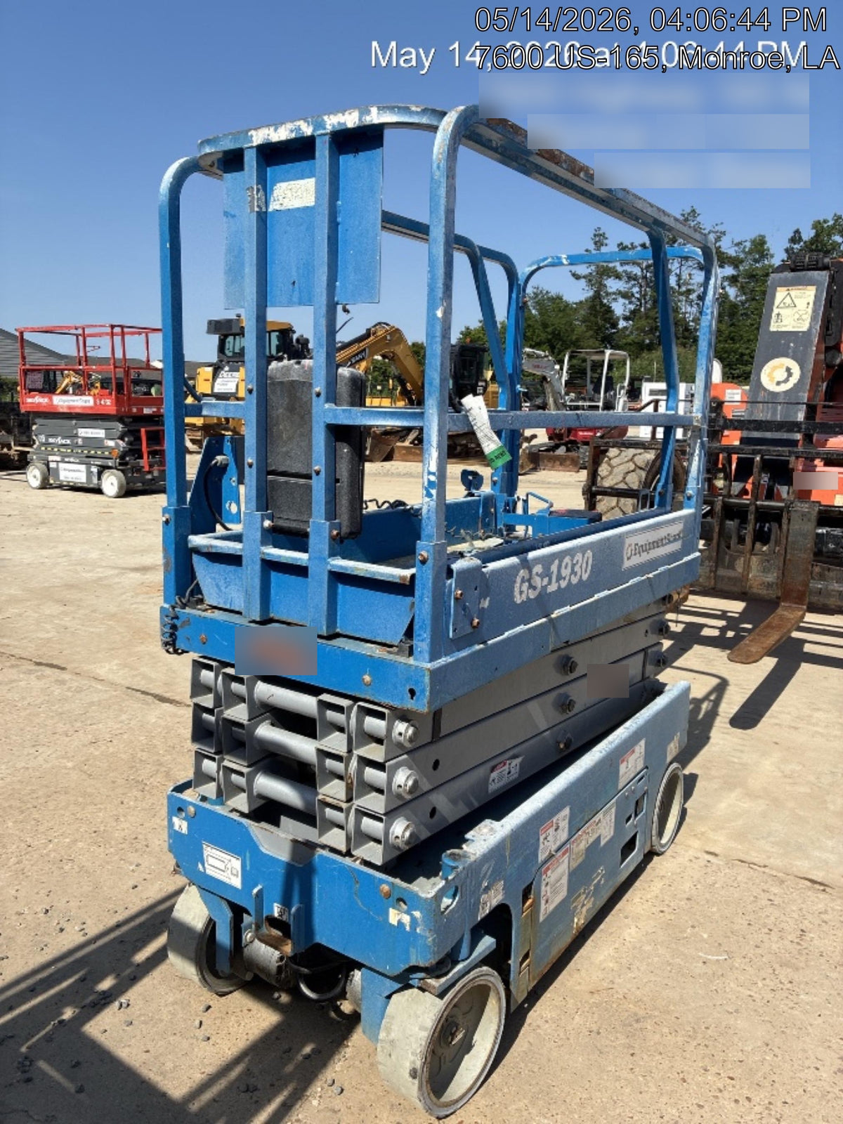 2020 Genie GS-1930 Fixed rails with chain entry gate - Pre A92.20