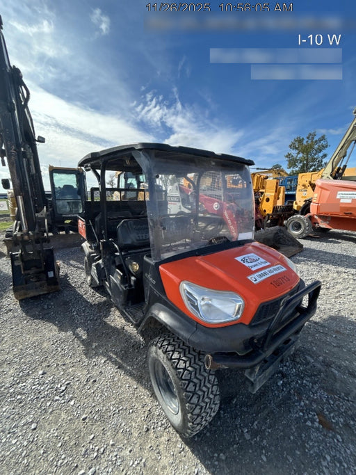 Kubota RTV-X1140W-H Plastic Canopy, Windshield Acrylic Clear, LED Strobe Light, Wire Harness Kit, Back up Alarm