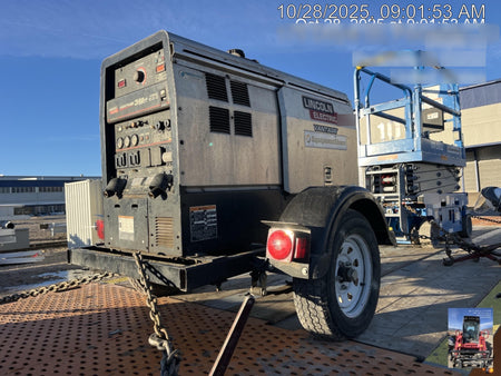 2019 Lincoln Electric Vantage 322 Ready-Pak 3, Two Wheel Trailer, Fender and Light Kit, Cable Rack