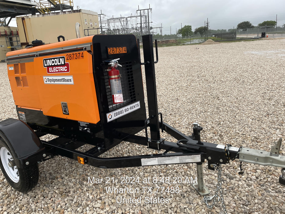 2022 Lincoln Electric LE400 Kubota V1505, Trlr, Cable Rack, Light Kit, ES Decals, T3