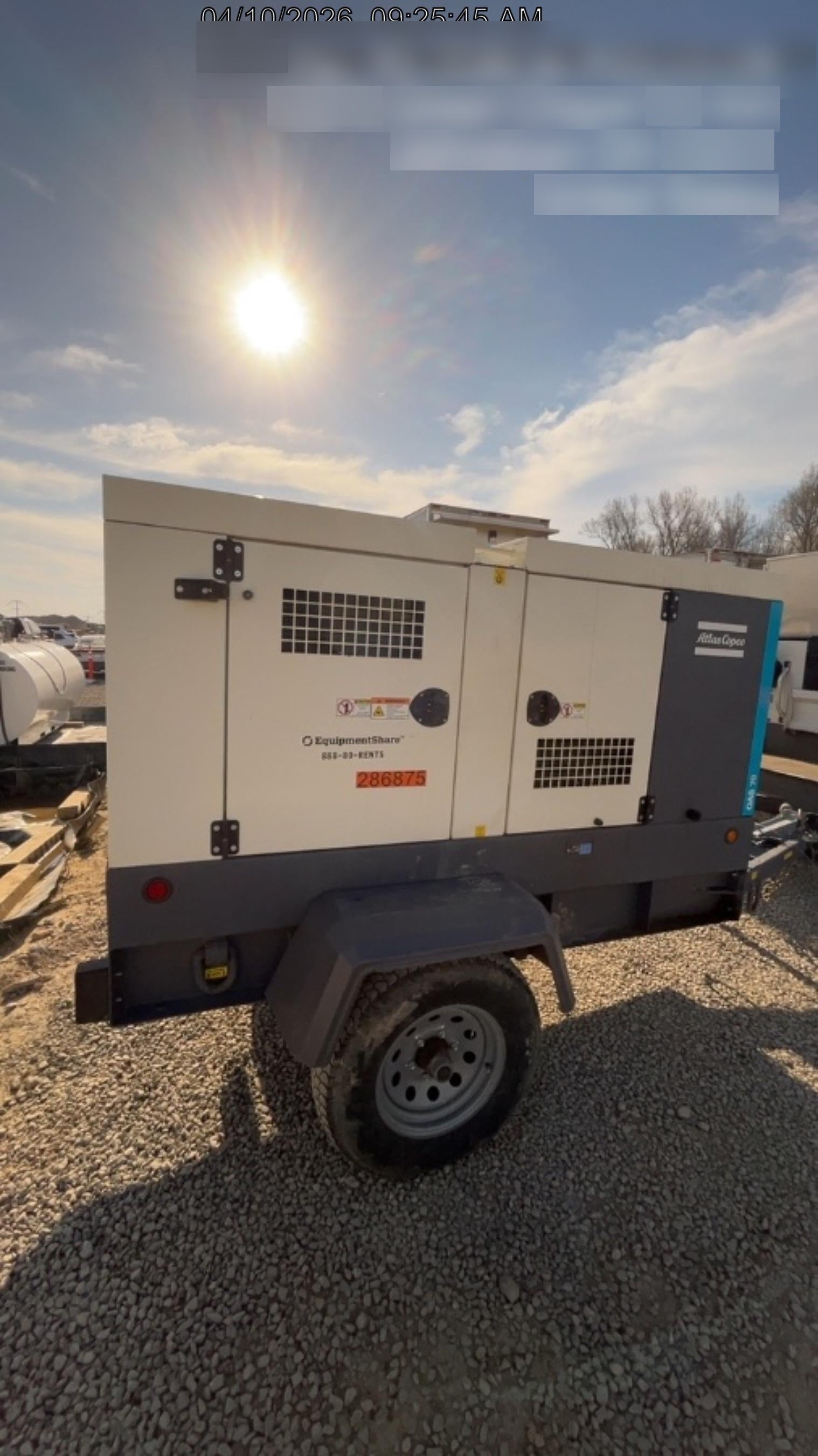 2022 ATLAS COPCO QAS 70