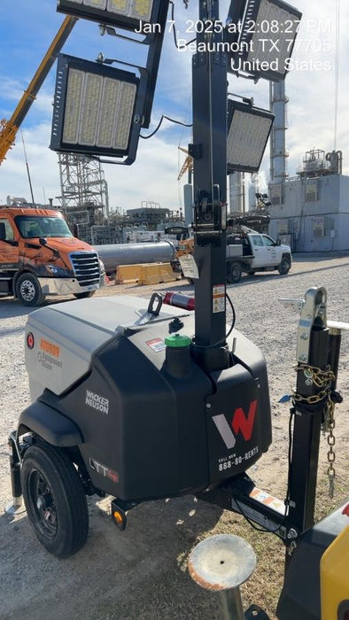 2024 Wacker Neuson LTT4 Diesel, Kohler KDW702, Deep Sea Controller, Auto Start, LED 320W, Bypass Outlet, T3