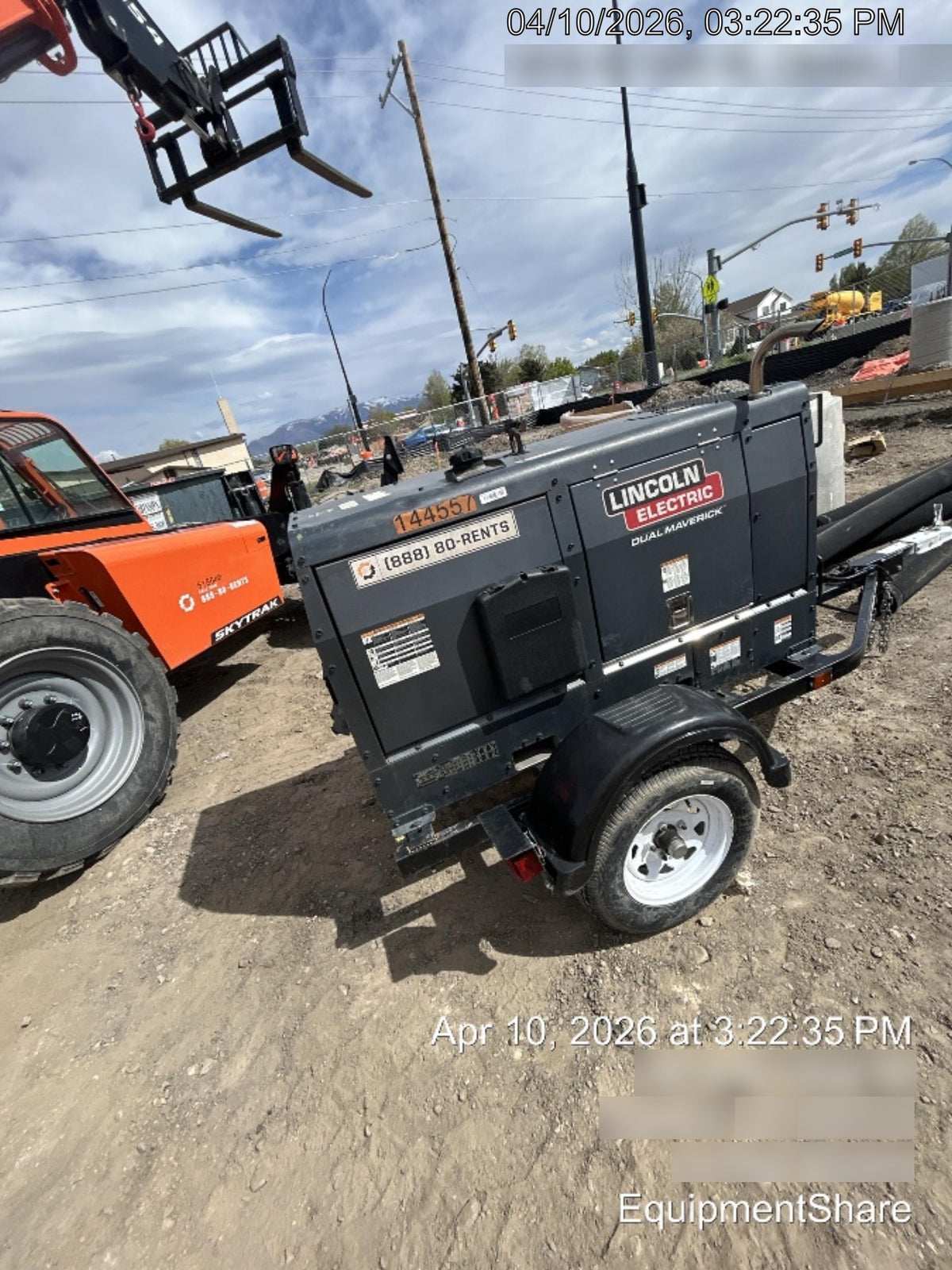 2021 Lincoln Electric Dual Maverick 200/200X Ready Pak 3 (includes trailer, cable rack, fender light kit)