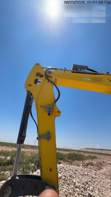 2019 Wacker Neuson ET90 Enclosed Cab, Hybrid Tracks, Long Dipperstick, T4, Hydraulic Thumb w/Manual QC, Buckets: 18/24/36"