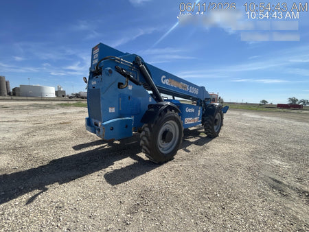 2018 Genie GTH-1056 Genie GTH-1056 w/Open ROPS, Foam Filled Tires, Work Light/Beacon, 60" Carriage and Forks