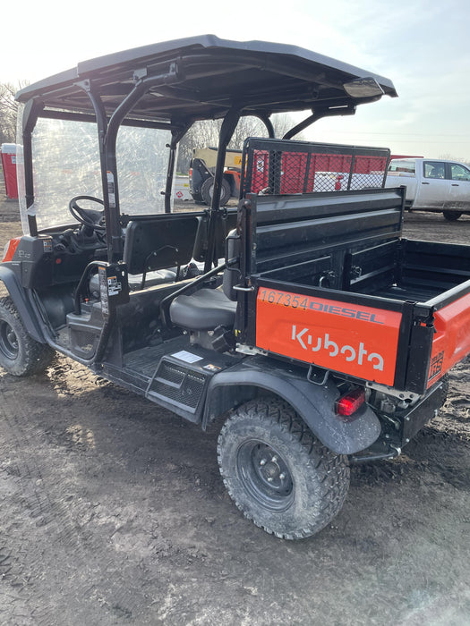 2022 Kubota RTV-X1140W-H Plastic Canopy, Windshield Acrylic Clear, LED Strobe Light, Wire Harness Kit, Back up Alarm