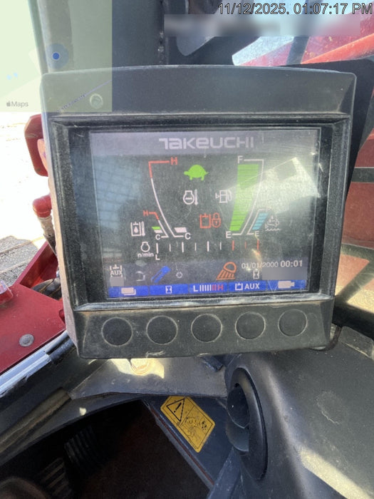 2020 Takeuchi TL12V2-CRH Cab, Rubber Track