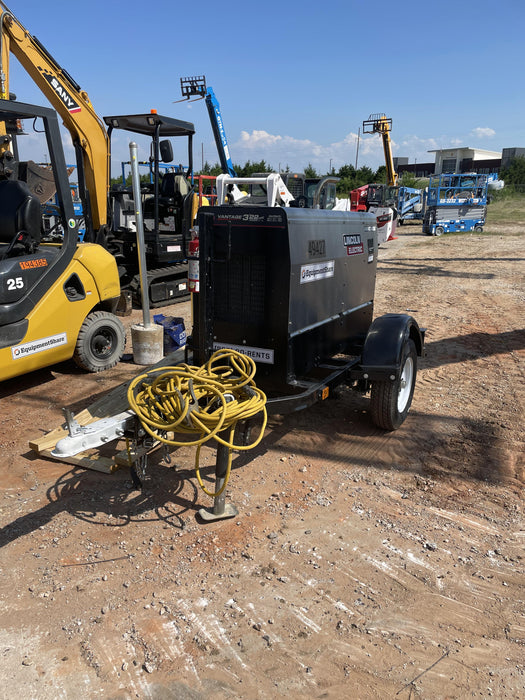 2019 Lincoln Electric Vantage 322 Ready-Pak 3, Two Wheel Trailer, Fender and Light Kit, Cable Rack