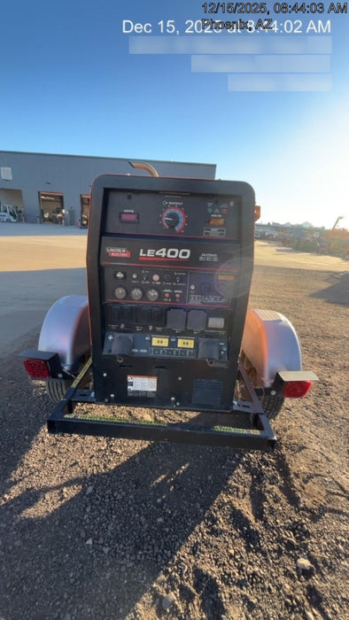 2022 Lincoln Electric LE400 Kubota V1505, Trlr, Cable Rack, Light Kit, ES Decals, T3