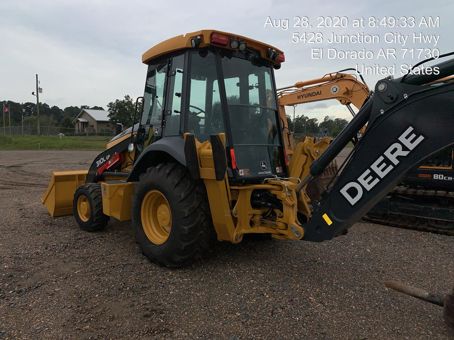 2020 John Deere 310LEP Cab/Heat/Air, 4WD, Standard Stick, Pilot Controls, 2 Way Hydraulics, TAG Manual QC