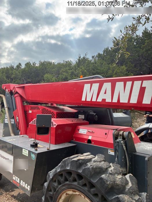 2019 Manitou MTA8044 MTA 8044 - 74 HP T4, Canopy, Worklights/Strobe, Beacon, 66" Carriage, 48" Forks, Solid Tires, Lift Hook, Aux Hydraulics