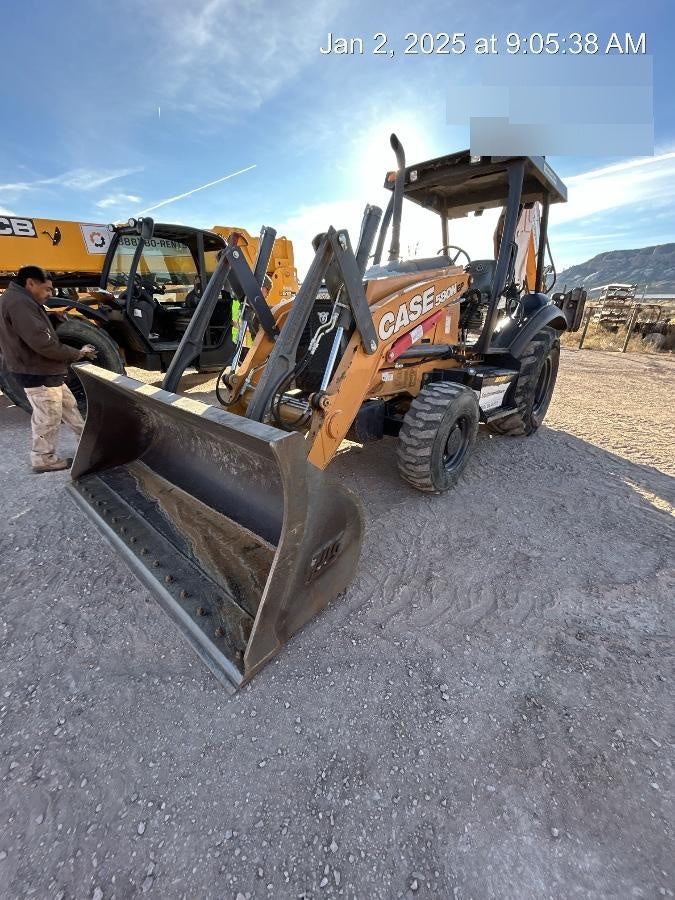 2020 Case 580N EP Canopy, 4WD, Standard Stick, Pilot Controls, 1 Way Hydraulics, Ride Control, TAG Manual QC