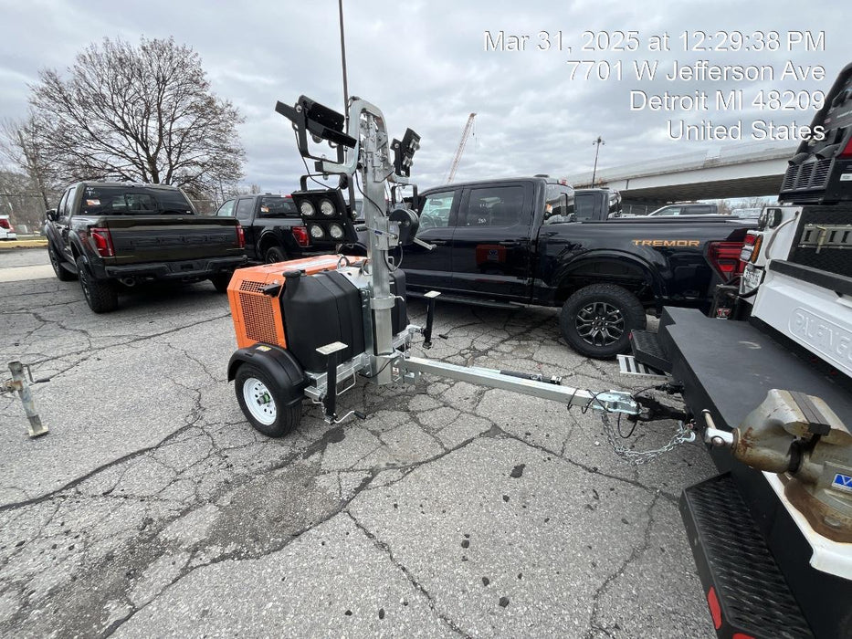 2024 Wanco WLTT-4MM4K Diesel, Deep Sea Controller, Shore Power Plug, Auto Start, (4) 350W LED Floodlights, 4kW Generator, 60 Gal Fuel Tank, 2" Ball, T3