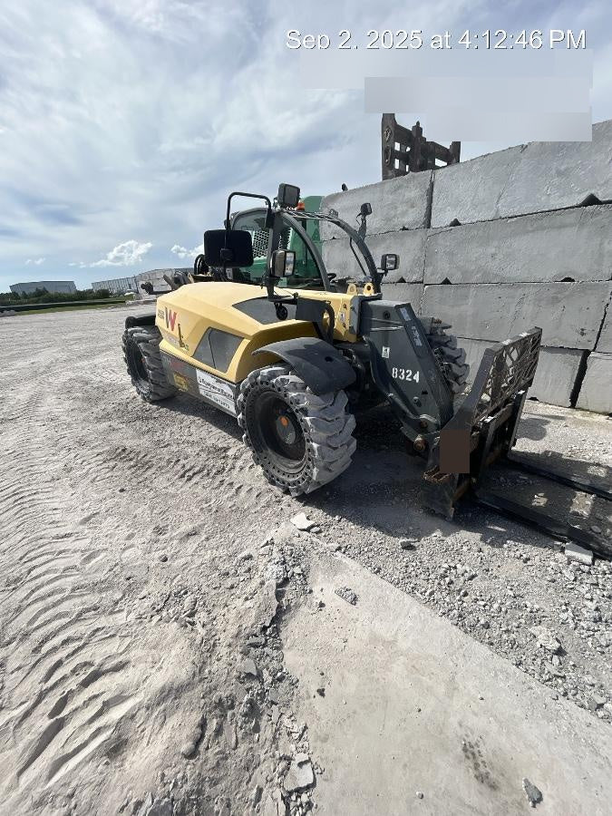2018 Wacker Neuson TH627 Wacker Neuson TH627 Telehandler w/Canopy, Solid Tires, 48" Carriage and Forks