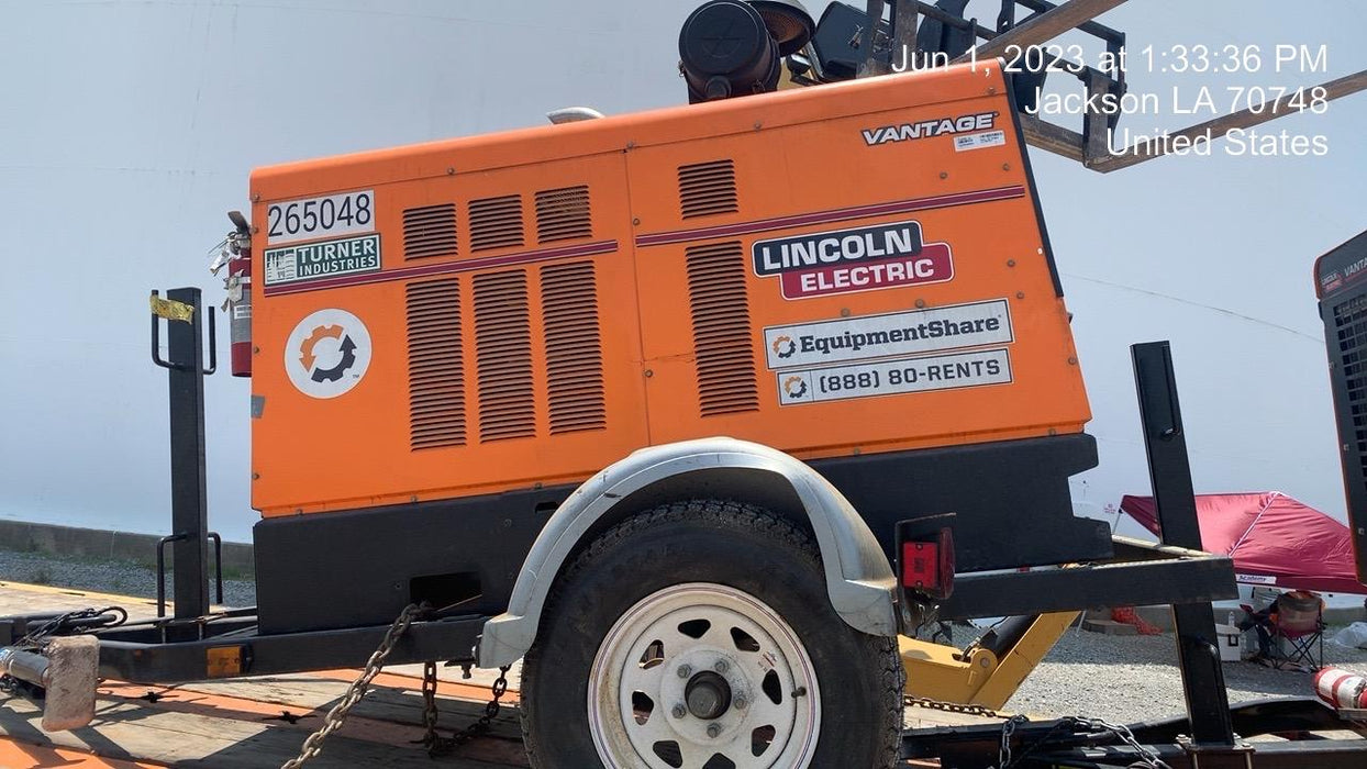 2022 Lincoln Electric Vantage 549X Crosslink Technology, Trailer Mounted, ES Decals, T3