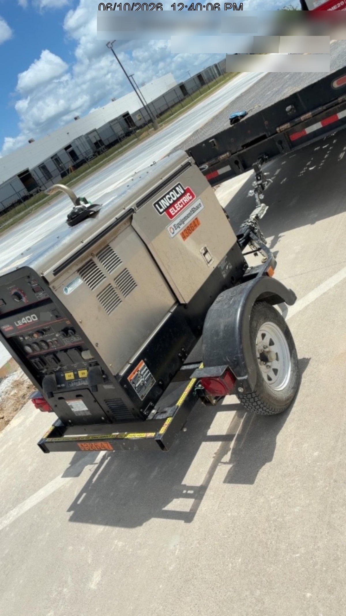 2024 Lincoln Electric LE400 Kubota V1505, Trlr, Cable Rack, Light Kit, ES Decals, T3