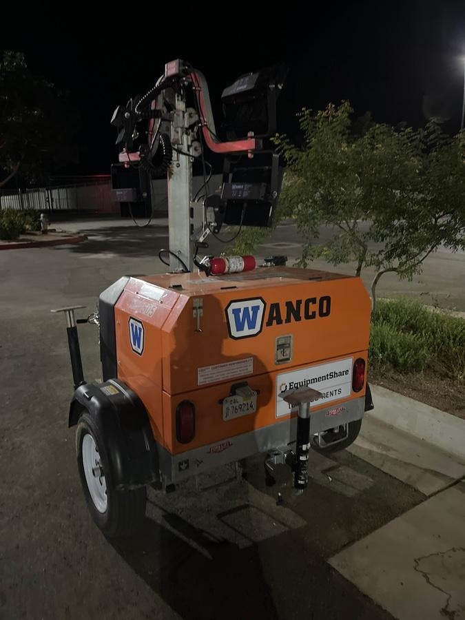 2024 Wanco WLTT-4MM4K Diesel, Deep Sea Controller, Shore Power Plug, Auto Start, (4) 350W LED Floodlights, 4kW Generator, 60 Gal Fuel Tank, 2" Ball, T3