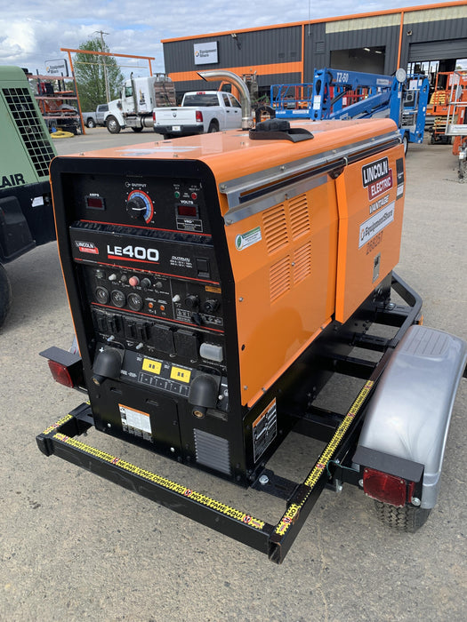 2022 Lincoln Electric LE400 Kubota V1505, Trlr, Cable Rack, Light Kit, ES Decals, T3