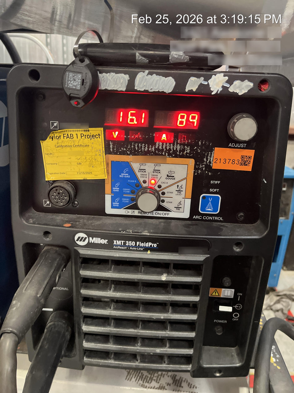 2021 MILLER ELECTRIC XMT 350