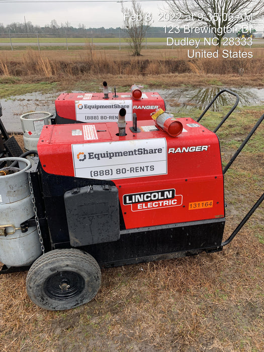 2021 Lincoln Electric Ranger 305 LPG K3430-1, Ranger 305 LPG, Undercarriage, Tank Holder & Strap, 10kw AC Gen, 25hp Kohler LPG Eng