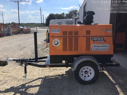 2022 Lincoln Electric Vantage 549X Crosslink Technology, Trailer Mounted, ES Decals, T3