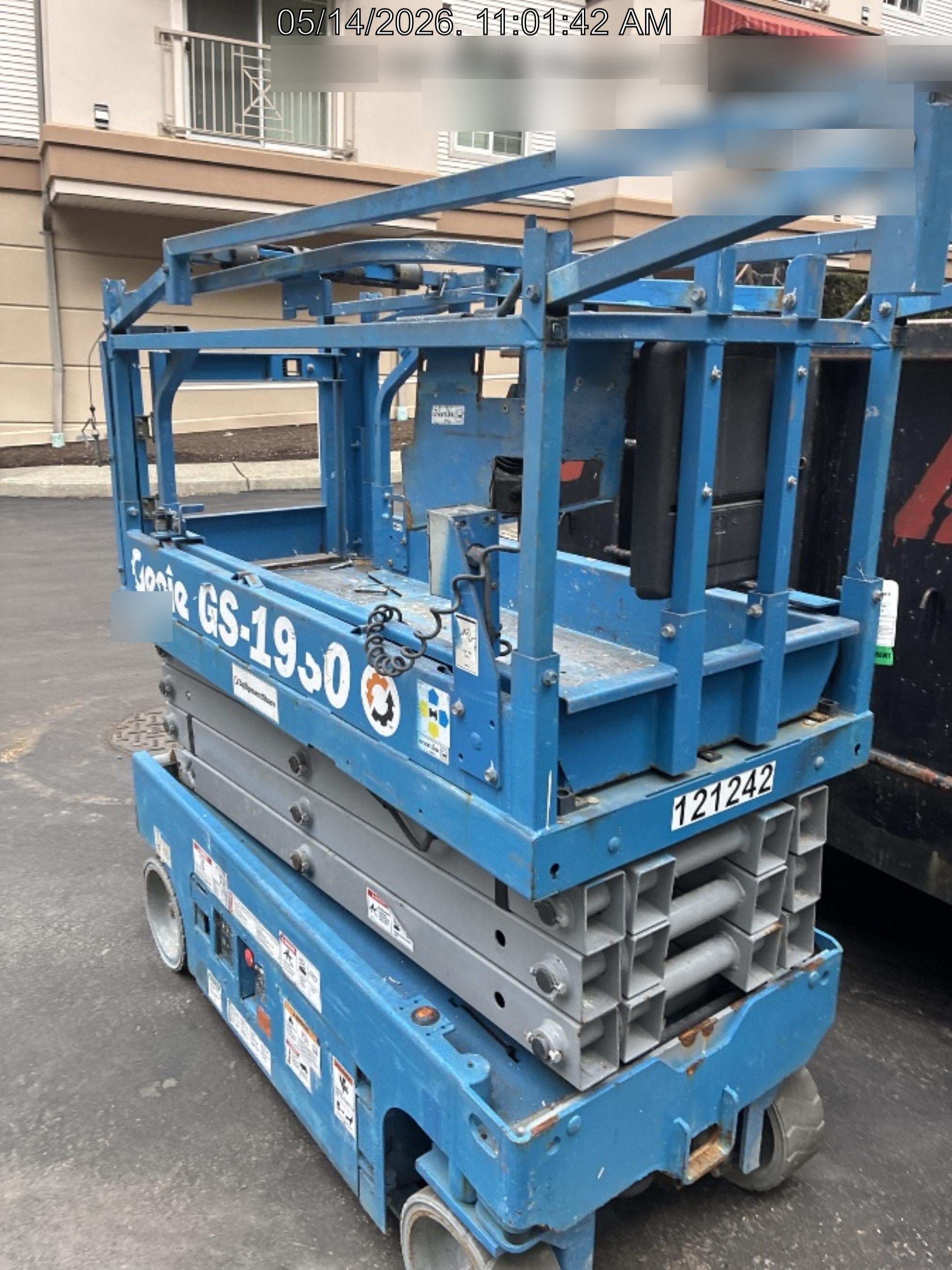 2020 Genie GS-1930 Solid Non Marking Tires, Beacon, Folding rails with half height swing gate, Telematics