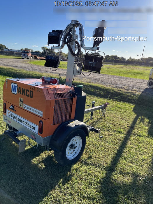 2024 Wanco WLTT-4MM4K Diesel, Deep Sea Controller, Shore Power Plug, Auto Start, (4) 350W LED Floodlights, 4kW Generator, 60 Gal Fuel Tank, 2" Ball, T3