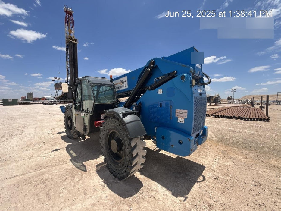 2019 Genie GTH-1056 Cab/Heat/AC, Solid RT Tires, LED Work Lights, Beacon 60" QA Carriage, 60" Forks