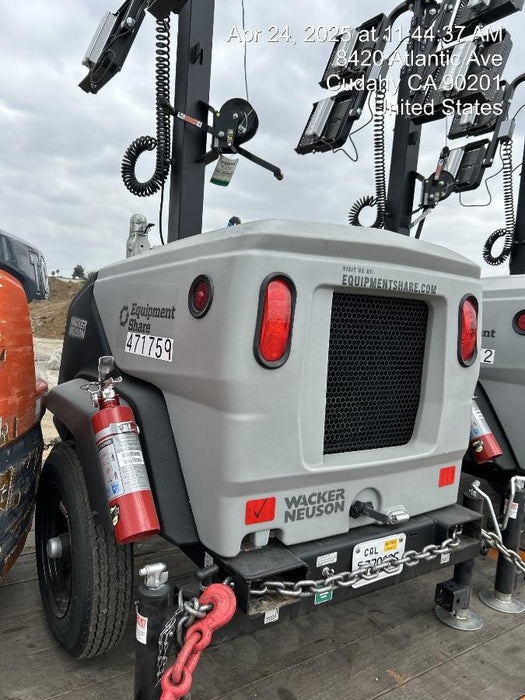 2024 Wacker Neuson LTT4 Diesel, Kohler KDW702, Deep Sea Controller, Auto Start, LED 320W, Bypass Outlet, T3