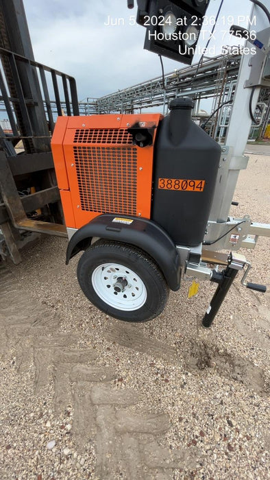 2024 Wanco WLTT-4MM4K Diesel, Deep Sea Controller, Shore Power Plug, Auto Start, (4) 350W LED Floodlights, 4kW Generator, 60 Gal Fuel Tank, 2" Ball, T3