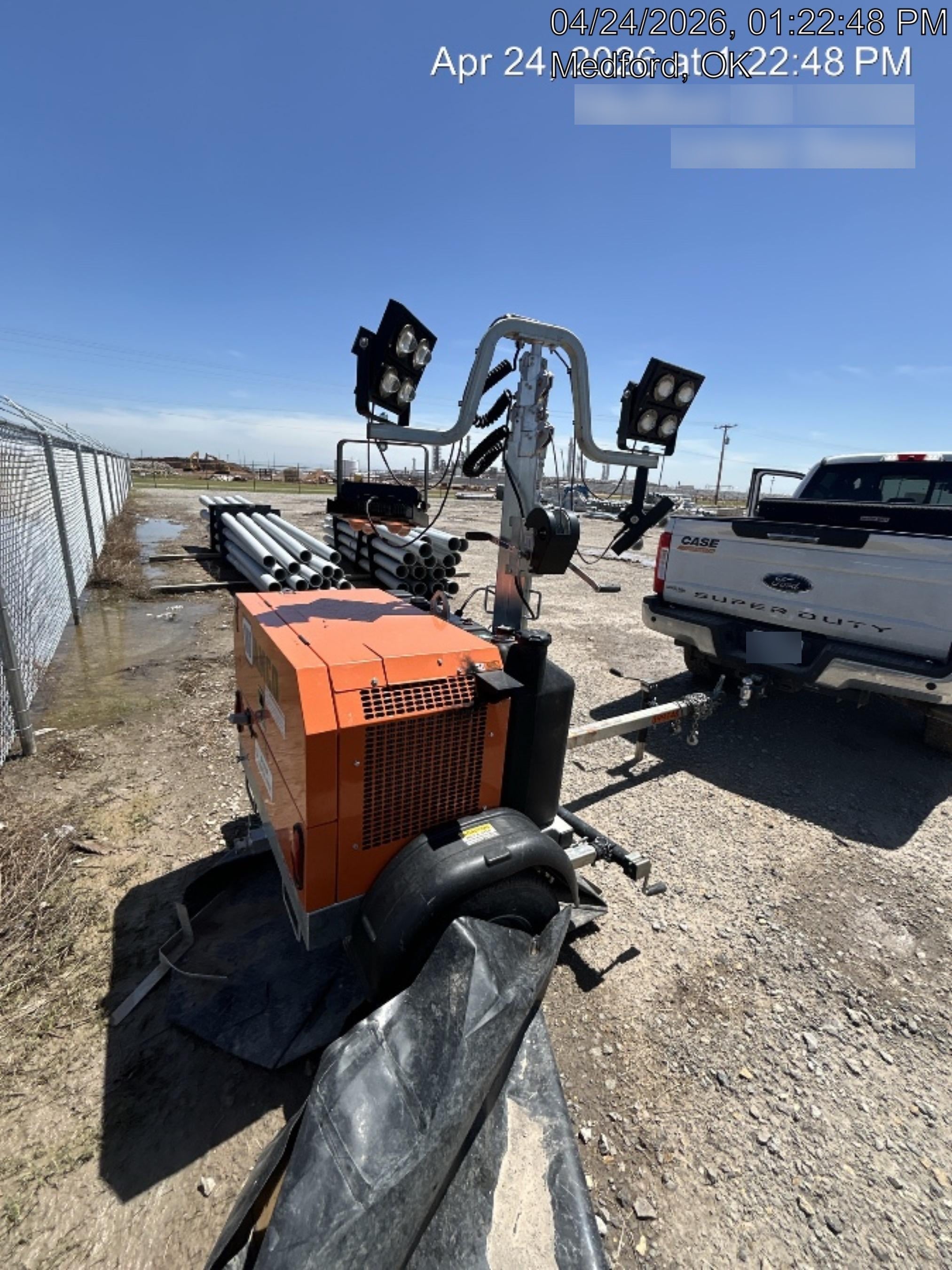 2024 Wanco WLTT-4MM4K Diesel, Deep Sea Controller, Shore Power Plug, Auto Start, (4) 350W LED Floodlights, 4kW Generator, 60 Gal Fuel Tank, 2" Ball, T3