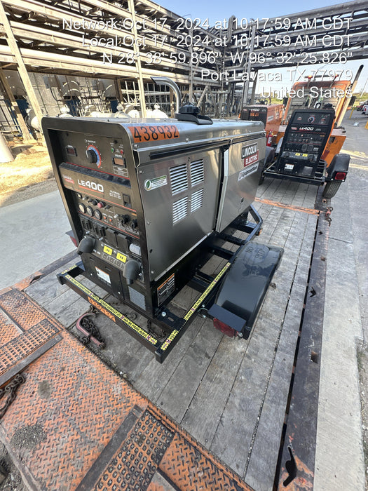 2024 Lincoln Electric LE400 Kubota V1505, Trlr, Cable Rack, Light Kit, ES Decals, T3