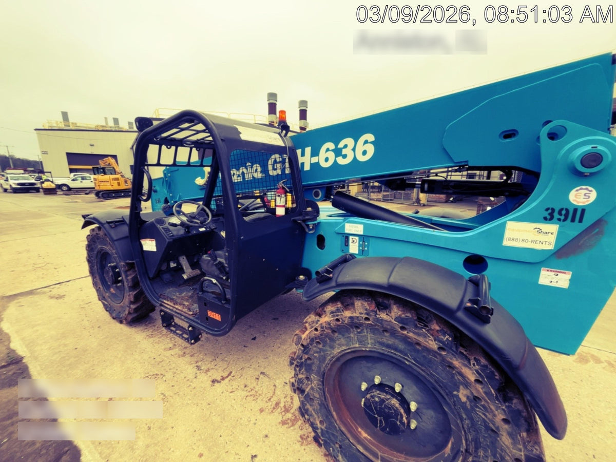 2017 Genie GTH-636 Genie GTH636, Foam Filled Tires, 48" carriage
