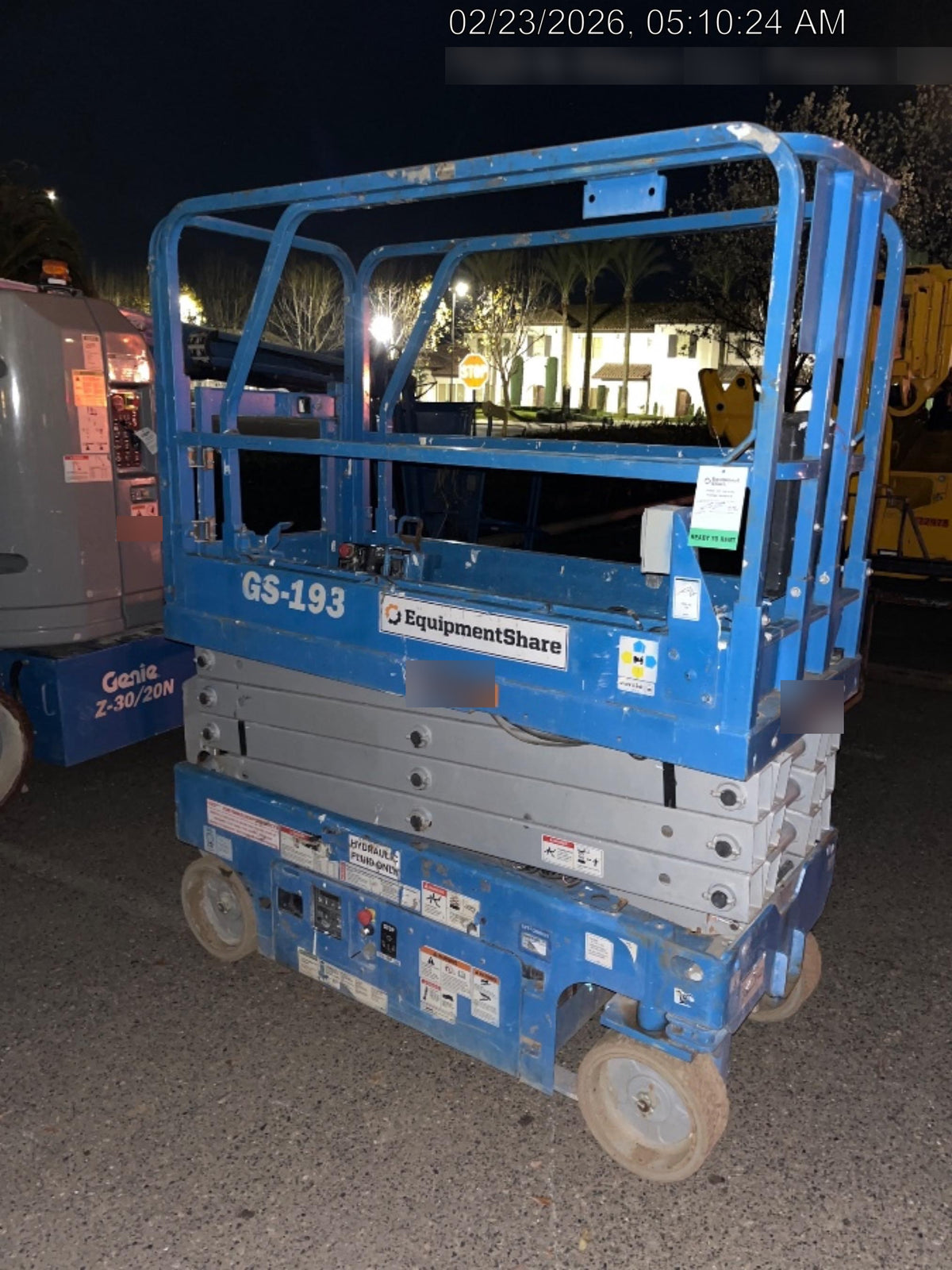 2019 Genie GS-1930 Half Height Swing Gate, 800W Inverter