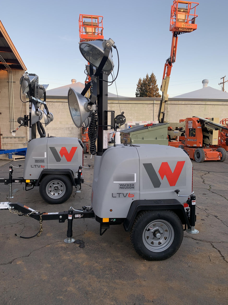 2019 Wacker Neuson LTV6L-MH Wacker Neuson LTV6L Mobile Light Tower w/Fuel Level Sensor Installed
