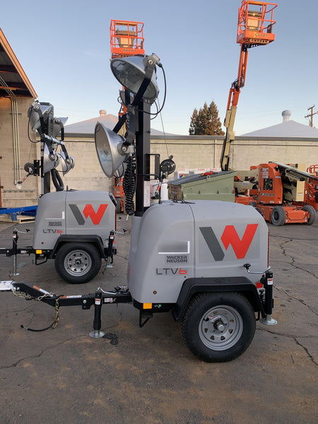2019 Wacker Neuson LTV6L-MH Wacker Neuson LTV6L Mobile Light Tower w/Fuel Level Sensor Installed