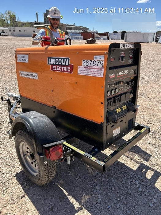 2023 Lincoln Electric LE400 Kubota V1505, Trlr, Cable Rack, Light Kit, ES Decals, T3