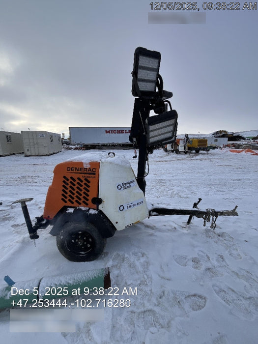 2024 Generac MLT2 Diesel, Flex Switch 120V Input, Powerzone Controller, 
(4) 320W LED Lights, 4kW Generator, 39.9 Gal Fuel Tank, 2" Ball, T3