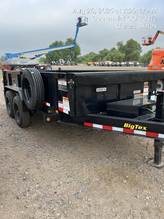 2025 BIG TEX TRAILER 16LP-14BK6SIRPD