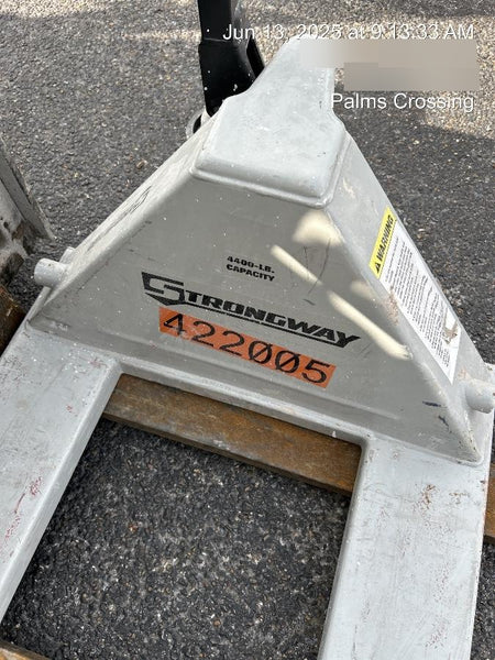2022 STRONGWAY 4400 lb Pallet Jack